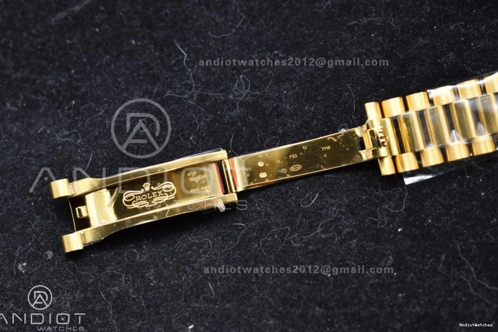Day VR3255 On Silver Dial 228238 Bracelet Roman 1:1 ARF YG Best Date Weight) President ZeroBulk 40 664 (Gain Edition 0818